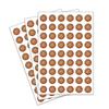 Promo Shop Ball Pattern 54 Stickers Per 3 for Planners and Schedule Books Stickers, 10mm, Pack, Sheets, (Basketball)