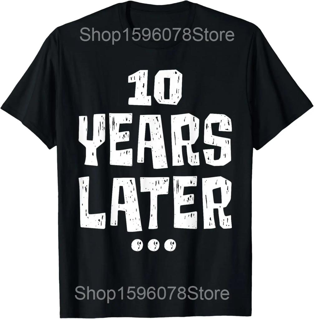 Hello Ten Est 2015 10th Birthday Girl 10 Year Old T Shirts Men Cotton Humor Streetwear Tee Short Sleeve Loose Clothing