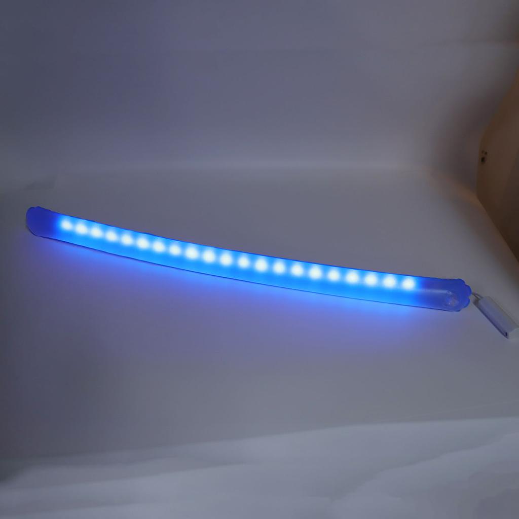 Camping Leuchtstab Set Faltbar Aufblasbar Handheld RGB Weißes Licht LED Leuchtendes Camping