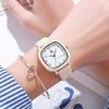 Cute Square Watch for Girls: Waterproof, College Style, Mori-Inspired Design