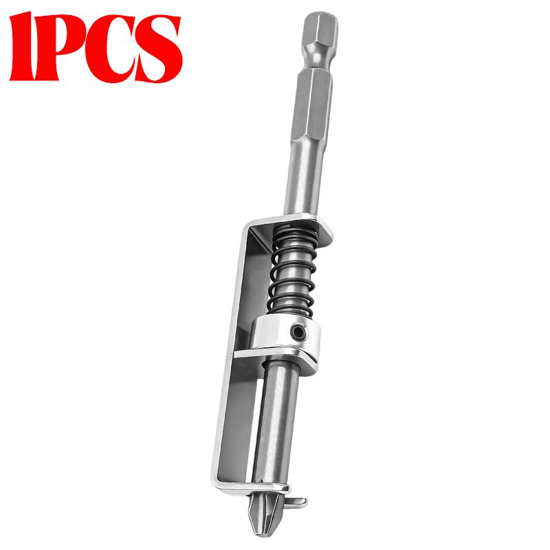 1/10pcs Spring Positioning Screw Retainer Universal Spring-Loaded Screw Holder Bit Anti-Drop Screw Retaining Tool Accessories