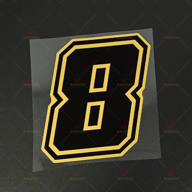 

1pc Gold Number 0-9 Motocycle Stickers Waterproof DIY for Motocycle Helmet Fuel Tank Windshield Car Windows Bicycle Vinyl Decals S-High 5cm