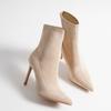 Thin Heel High Heel Short Boots Children's New Pointed Suede Elastic Thin Boots In Autumn and Winter 2025 Thin Tube Socks Boots