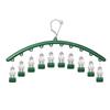 Multifunctional Sock Drying Rack with 10 Clips for Clothes, Lingerie, and Underwear