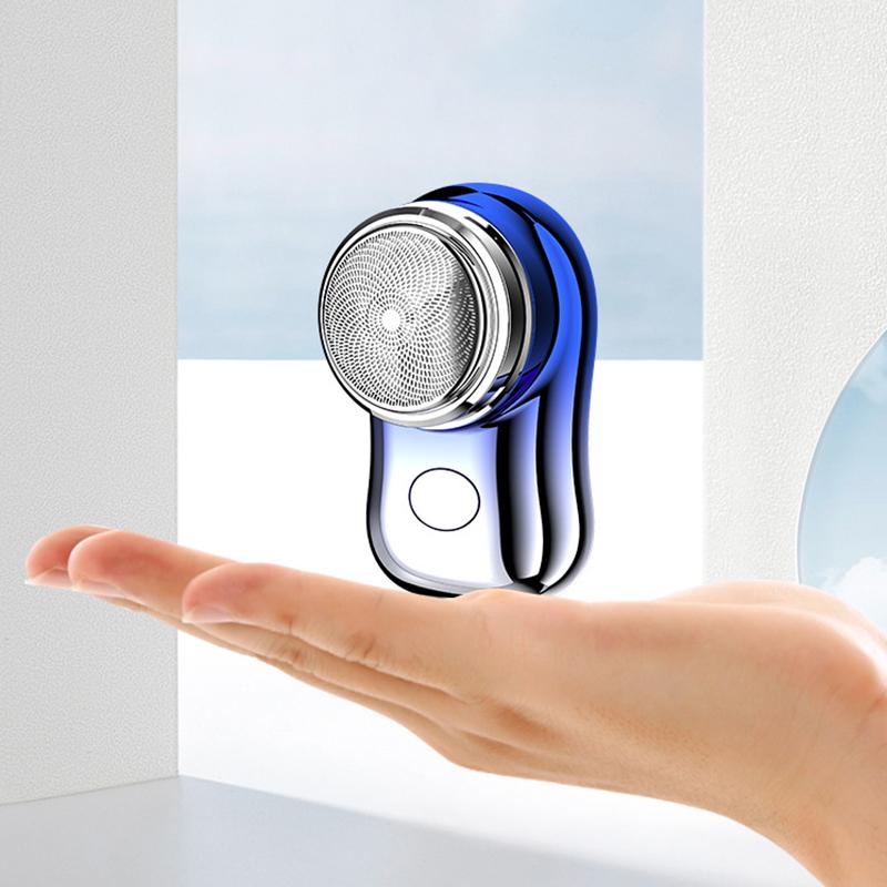Mini Electric Shaver USB Charging Shaver Portable High Speed Motor Washable For Man 100mAh Travel Type-C Fast Charge Support Recharge