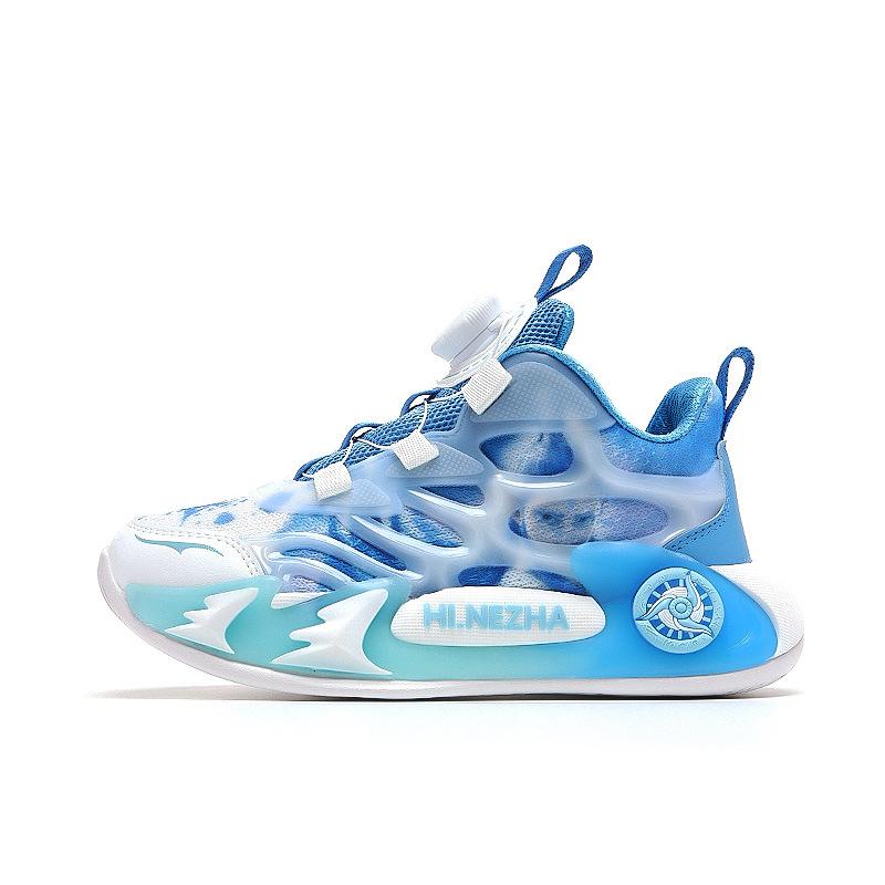 Nezha boys shoes 2025 spring and autumn mesh classmates boys sports shoes middle and older children running shoes children's sports shoes
