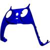 eXtremeRate Chrome Blue Glossy Decorative Trim Shell Compatible with p s 5 Controller, DIY Replacement Clip Shell, Custom Plates Cover Compatible