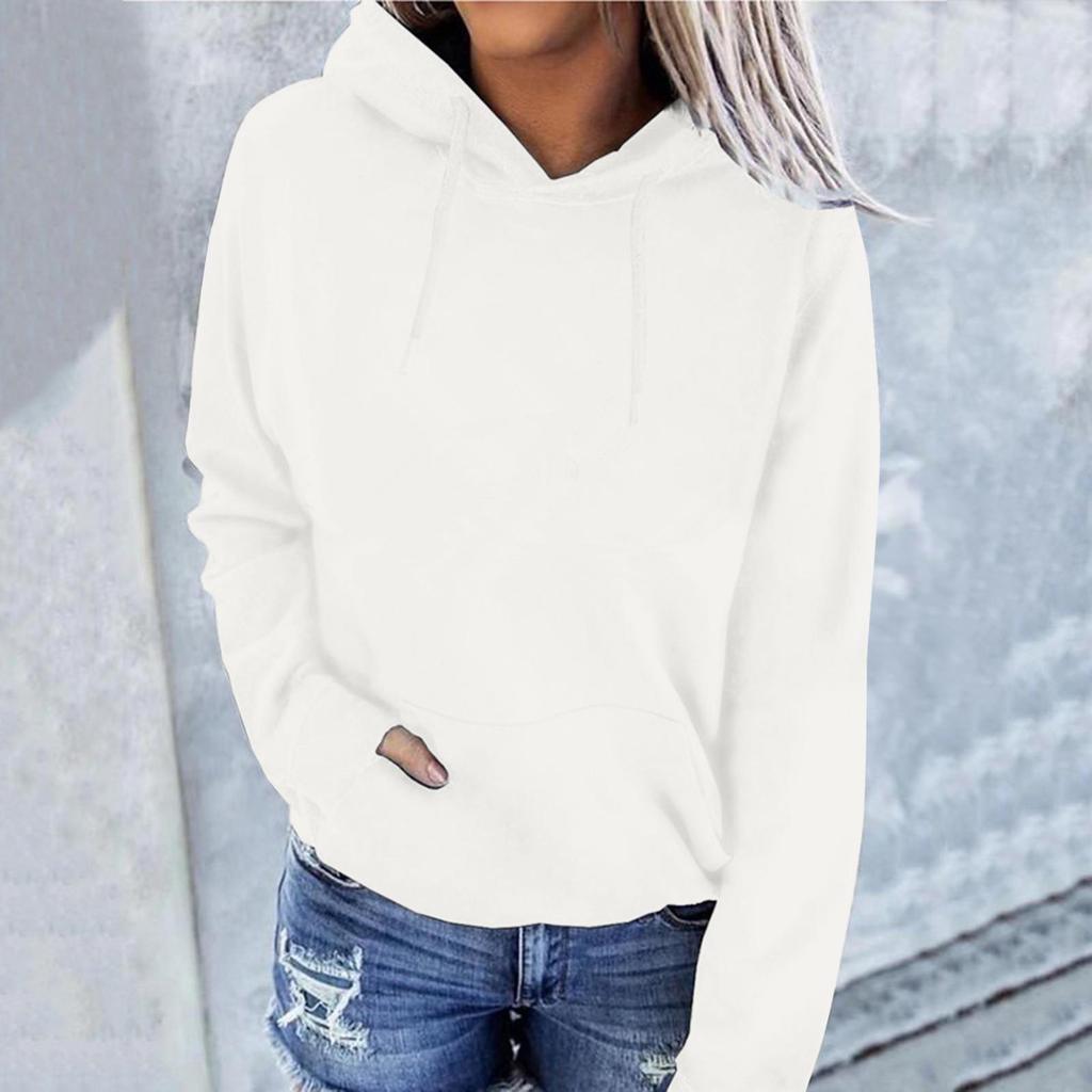 Women's Autumn/Winter Plus Velvet Loose Hooded Sweatshirt 2023