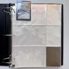 PVC Faux Leather Large Capacity Loose-Leaf Card Album and Photo Organizer
