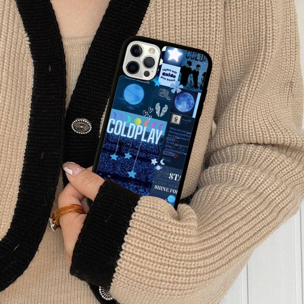 Pop Rock Band C-Coldplay Phone Case For Iphone 16 15 14 13 12 11 Pro Max Plus Shockproof TPU+PC Hard Case