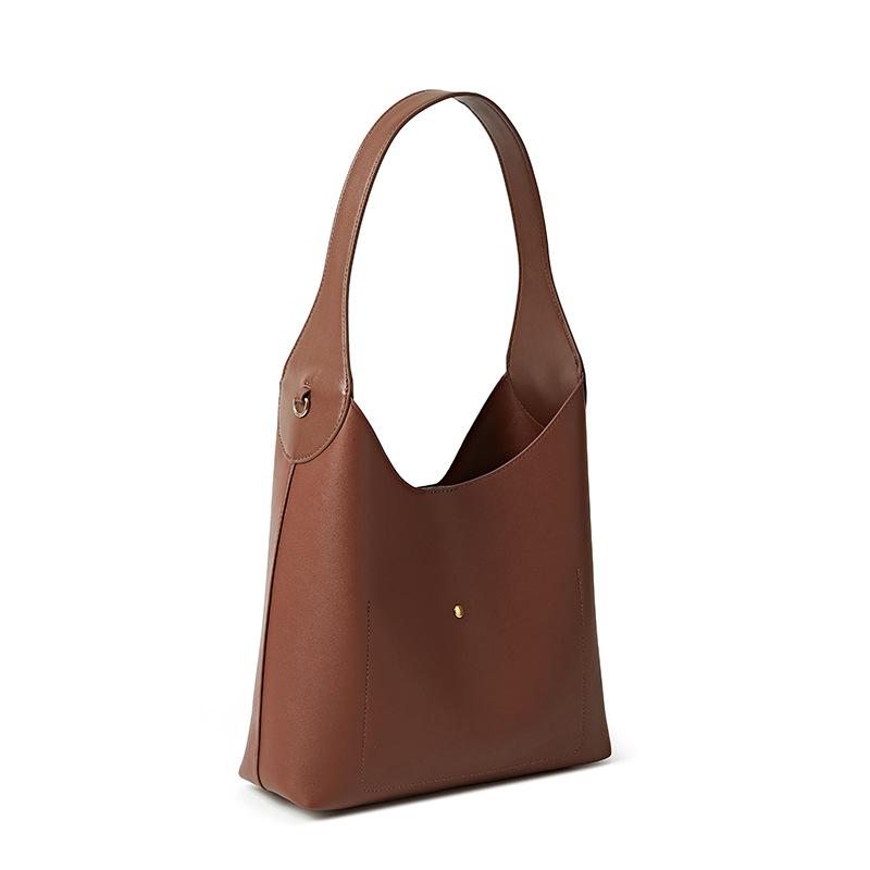 

Korean Style Relaxed Tote Bag for Women Large Capacity Suitable for Commuting Shoulder Bag, Crossbody Bag кавовий
