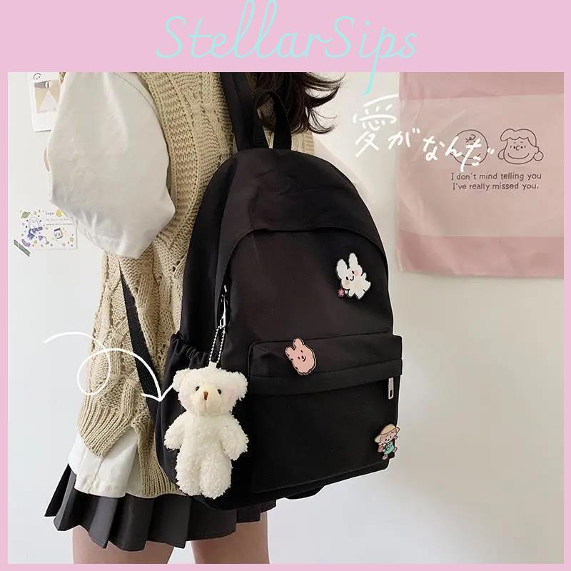 Muji Large Capacity Backpack For College Students With Ins Style Design For School And Travel