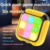 Electronic Montessori Puzzle Table Game 6-in-1 Noughts and Crosses Game  For Adults Kids