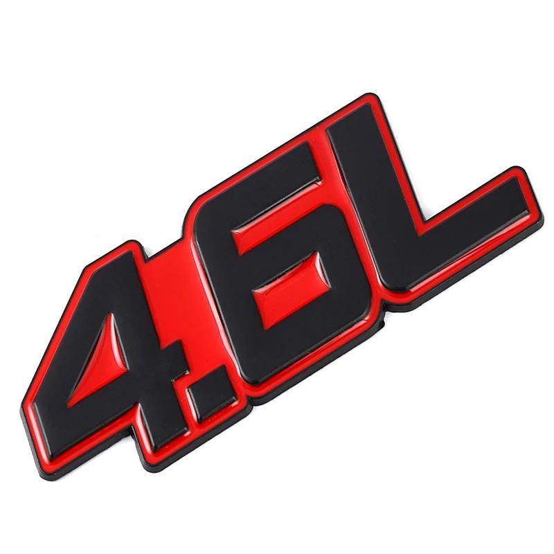 1Pc 3D Metal 4.0L 4.6L 4.7L 5.0L 5.7L 6.0L 6.2L 6.4L 7.0L Car Sticker Rear Trunk Emblem Badge Decals