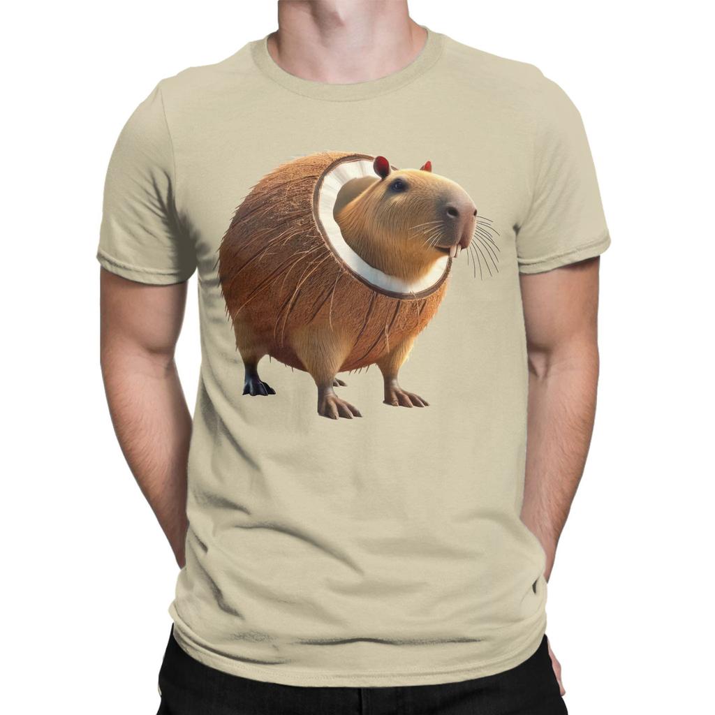 Men's Burbaloni Lulilolli Italian Brainrot Meme T Shirt  Cotton Clothing Crazy Short Sleeve Crewneck Tees Classic T-Shirts