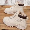Herfst Winter Dames Sneeuw Dikke Pluche Voering Warm Dames Schoenen Mode Trendy Student Alles-Match Casual Sneakers, Dames Schoenen