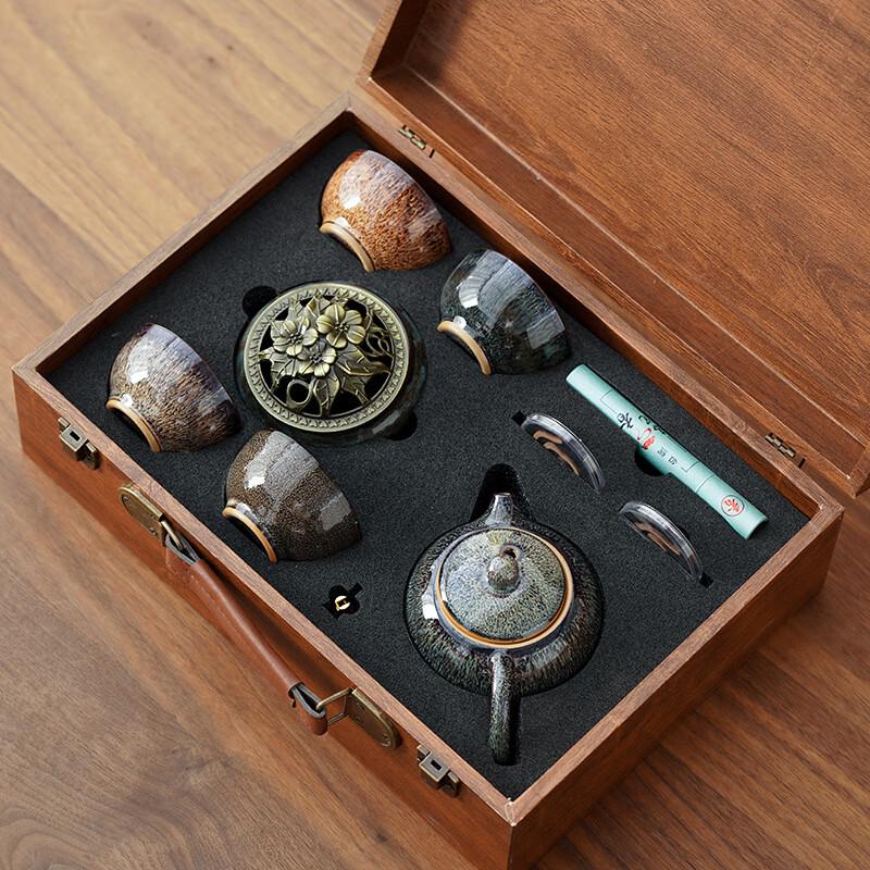 Jun Kiln Ceramic Kung Fu Tea Set