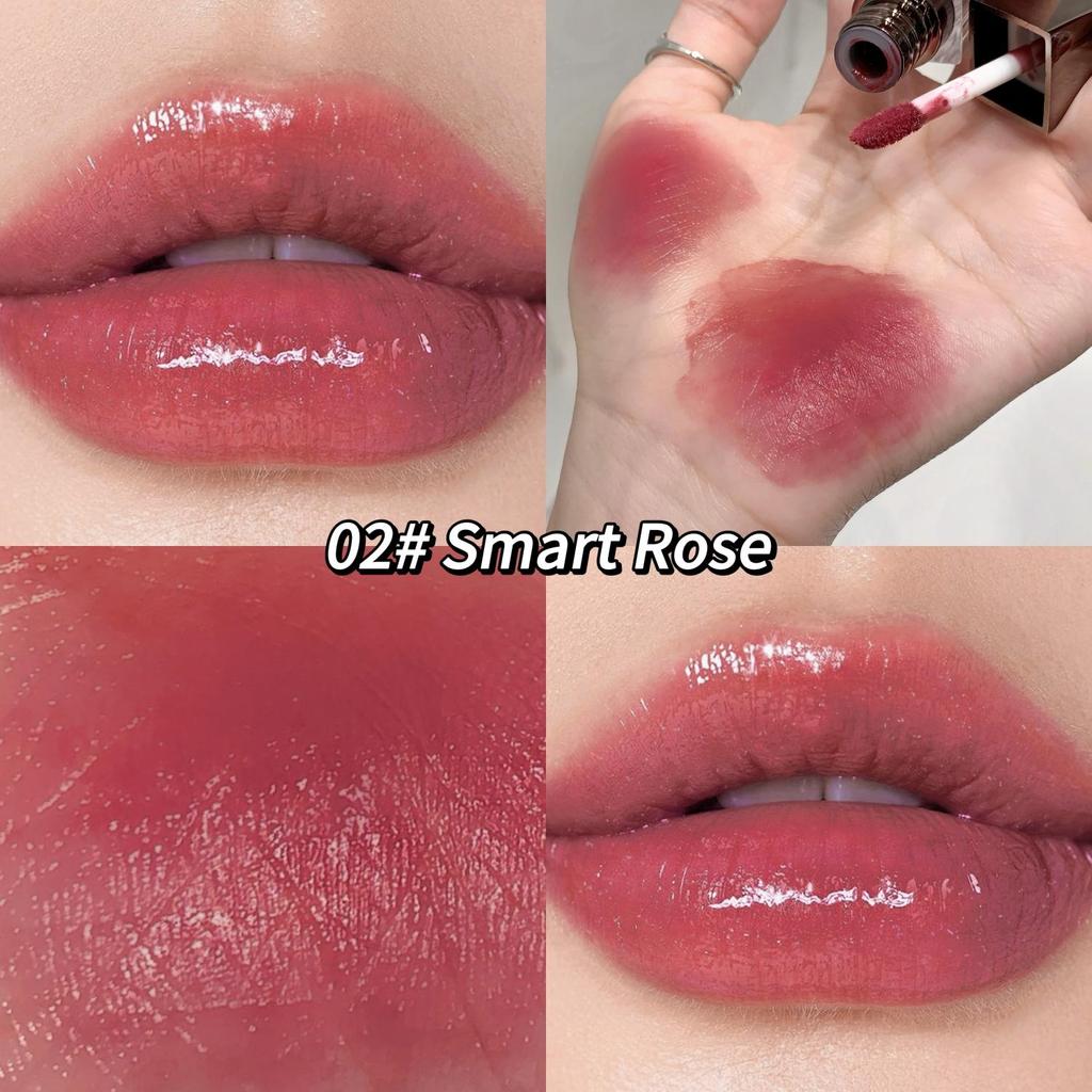SHAQINUO 6-color Water Light Lip Gloss Moisturizing And Smooth Texture Long-lasting Lip Glaze Easy To Color Lipstick