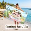 Custom Name Large Beach Towel,ENHYPEN Quick Absorbent Towel For Outdoor Travel Poolside