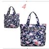 Damen Lunchtasche Mode Flora Aufdruck Student Picknick Lunchtaschen Wasserdichte Handtasche Beutel Große Kapazität Tragetaschen
