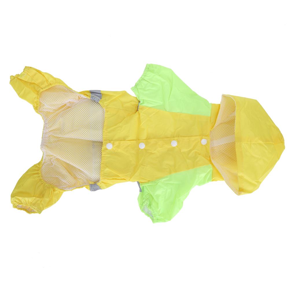 Płaszcz przeciwdeszczowy dla zwierząt Wodoodporna kurtka dla psa z paskiem odblaskowym Oddychająca Lekka do spacerów na świeżym powietrzu