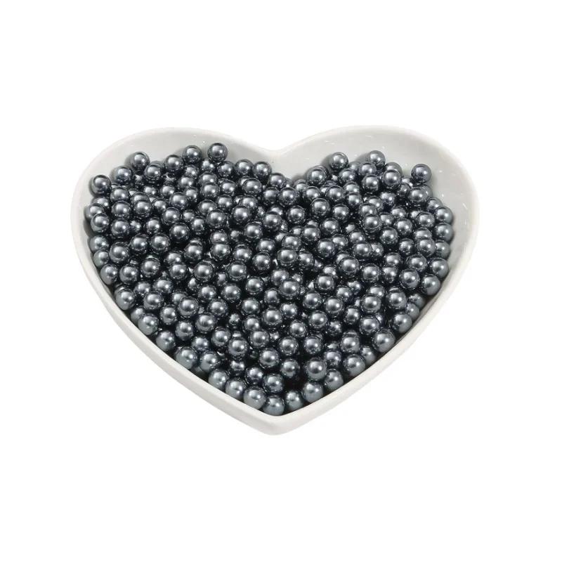 Multi Color Round No Hole Acrylic Imitation Pearl Beads Loose Bead For DIY Scrapbook Decoration Crafts Sewing 3/4/6/8/10mm