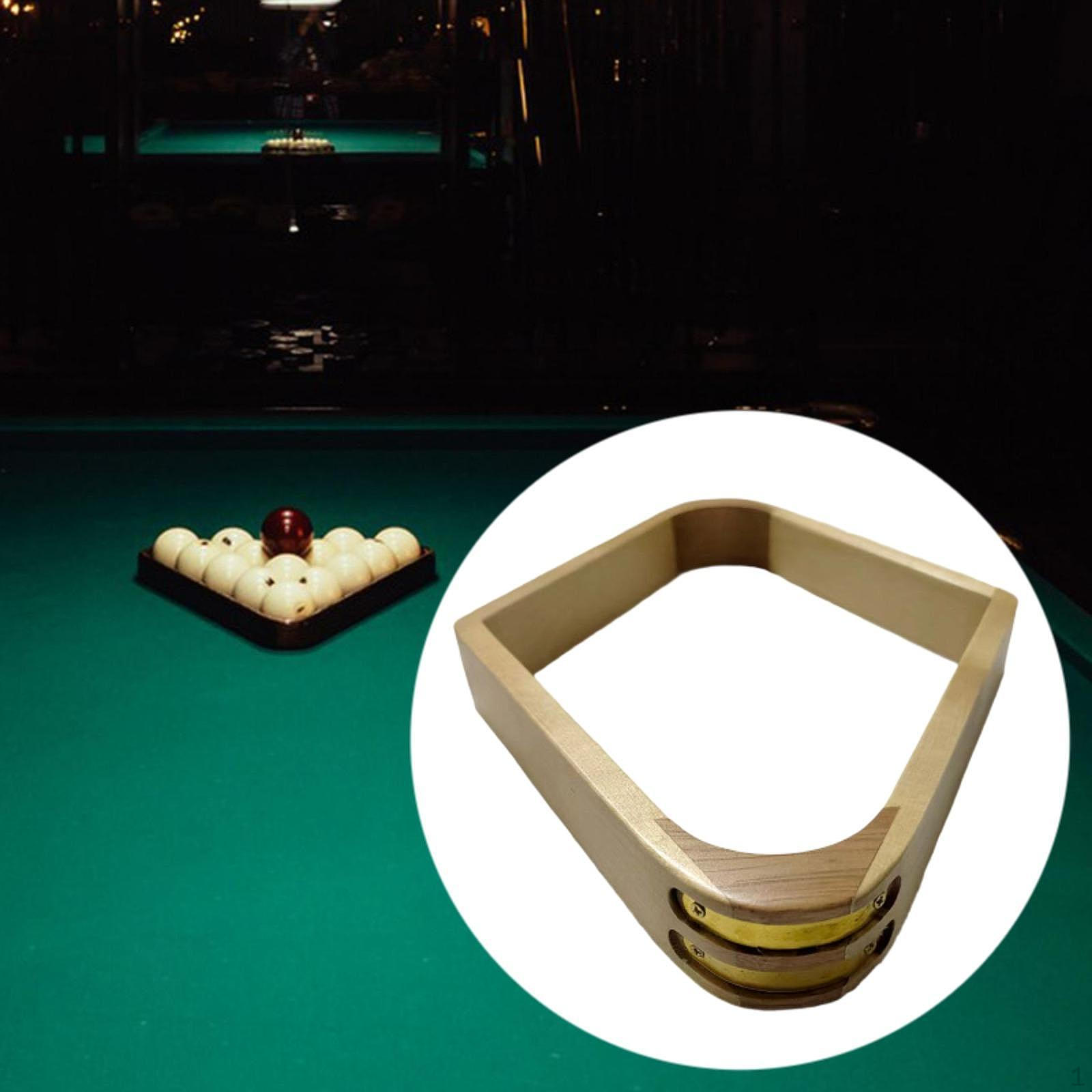

Pool Ball Rack Ornament Easy Carrying Supplies Training Billiards Frame Positioning