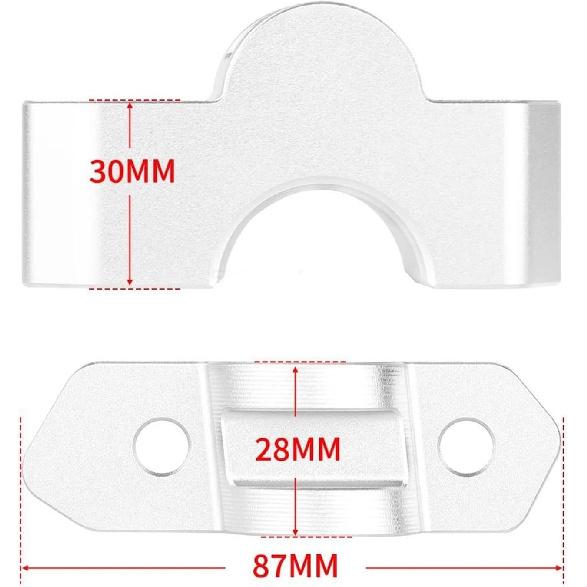 Handlebar Riser Bar for R1300 GS for ADV for R1300GS 2024 Handlebar Riser Clamp CNC Aluminum Increased 15mm/30mm Riser Handlebar Risers Clamp(30MM)