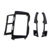 Panel Frontal para Radio Estéreo 2DIN para Coche, Panel de Marco para Salpicadero, Reemplazo para Yaris Vitz Platz 2005‑2011 Negro