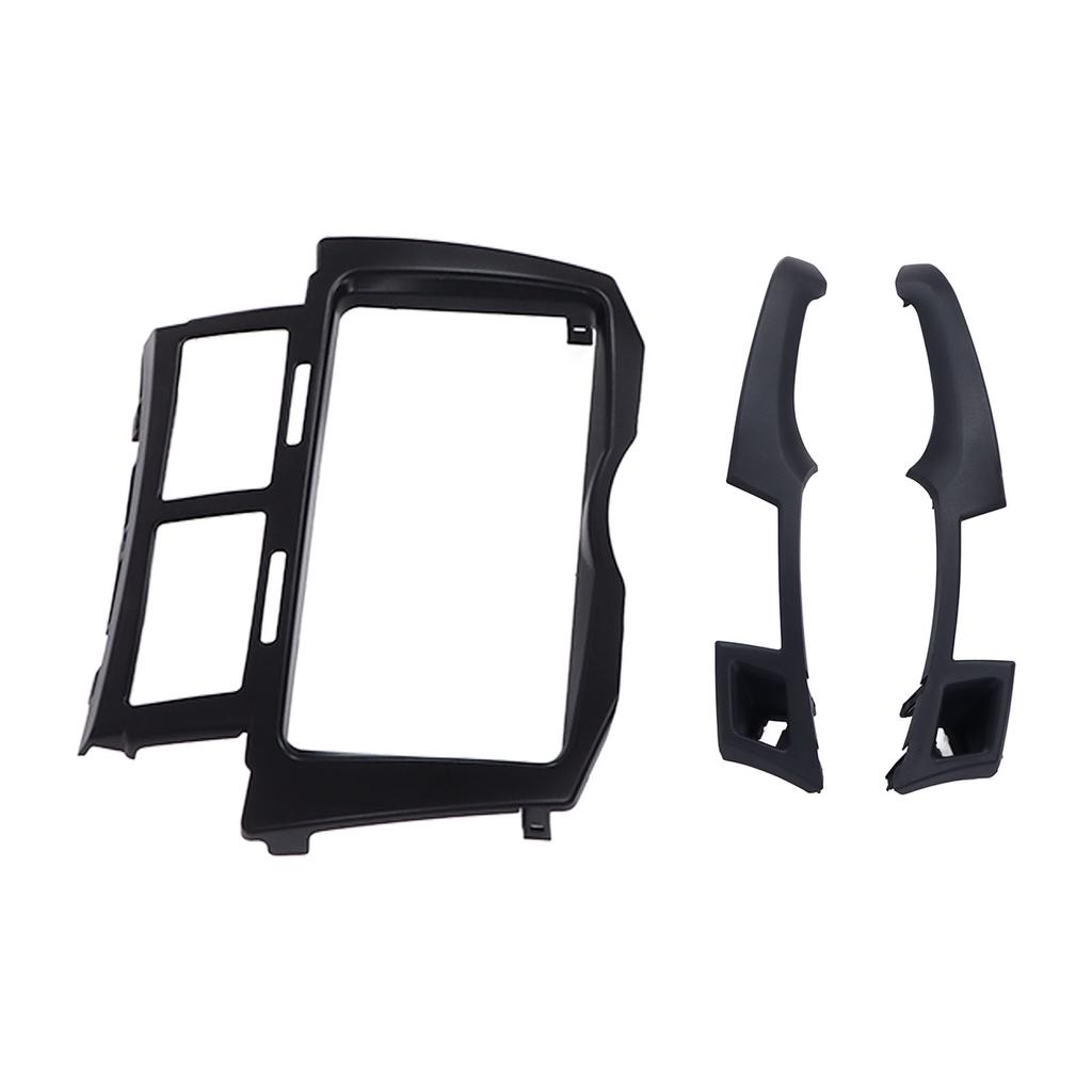 Panel Frontal para Radio Estéreo 2DIN para Coche, Panel de Marco para Salpicadero, Reemplazo para Yaris Vitz Platz 2005‑2011 Negro