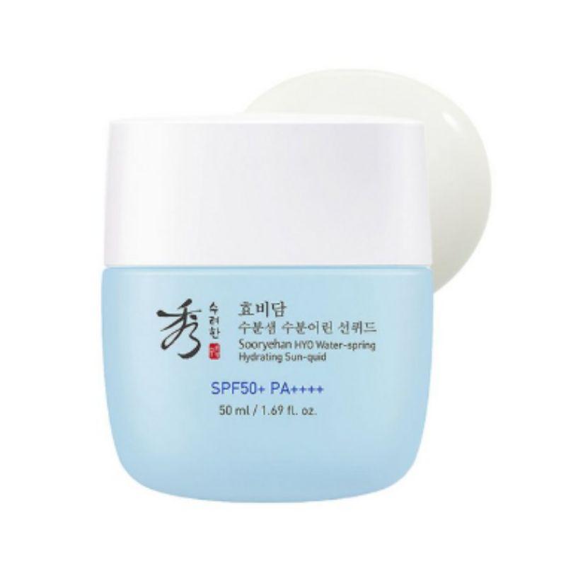 

Sooryehan Hyobidam Aqua Spring Watery Sun Fluid SPF50+ PA++++ 50ml – Hydrating & Lightweight UV Protection