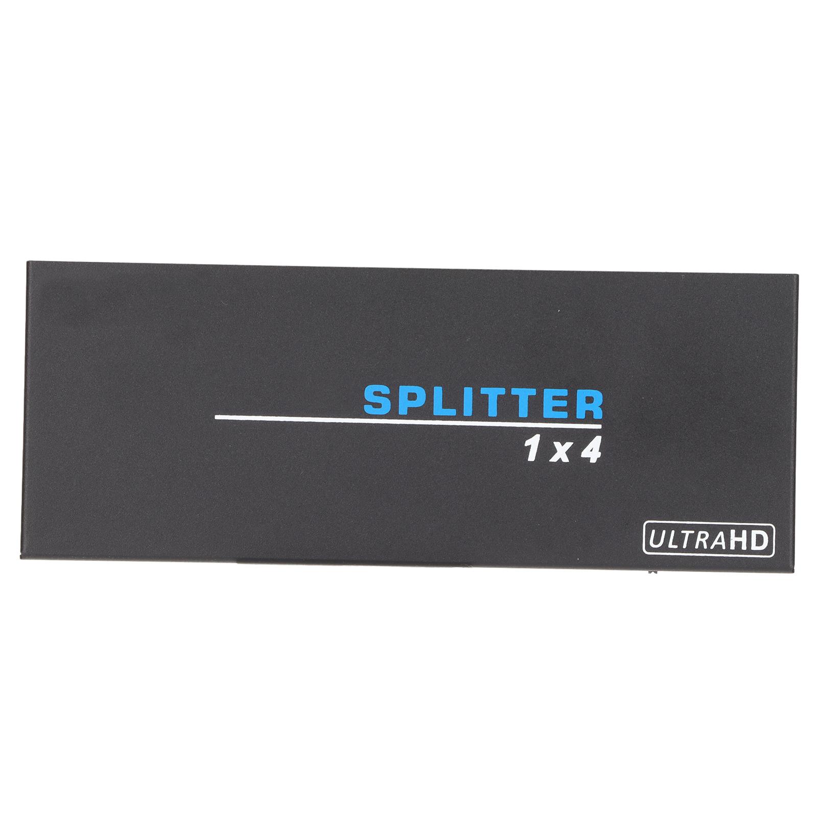 

Разветвитель интерфейса мультимедиа HD 1 на 4 4K 18Gbps Высокое разрешение Интерфейс мультимедиа HD2.0 Видео US Plug