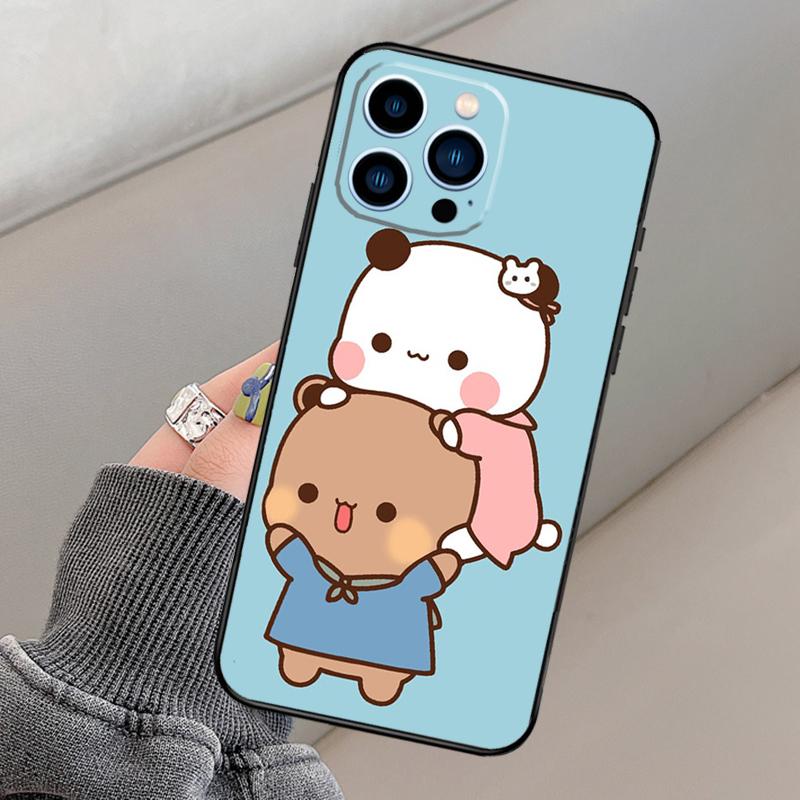 Cute BuBu DuDu Case For iPhone 11 12 13 14 15 16 Pro Max X XS XR 12 13 Mini 14 Plus Cover Coque