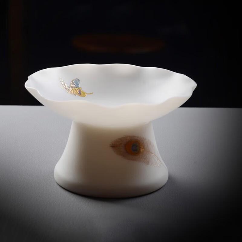 Mutton Fat Jade White Porcelain Gaiwan Teacup