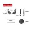 For Chevrolet Camaro 2010-15 Carbon Fiber A/B Pillar  Door Handle Oil tank Trim Cover Kit  Left-hand-drive only