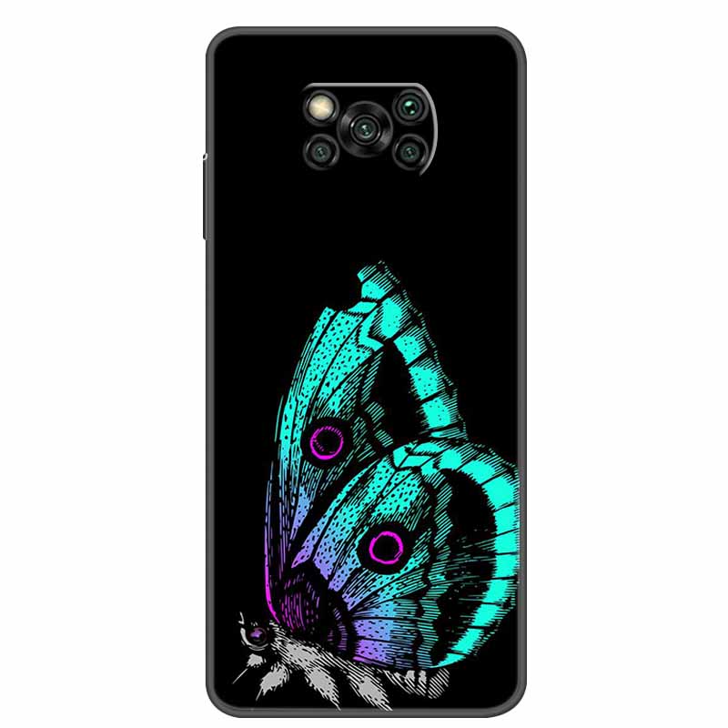 For Xiaomi Poco X3 Pro Case Animal Cat Wolf Soft TPU Phone Cases For Xiaomi Poco X3 NFC Silicone Cover PocoX3 X 3 X3Pro Cartoon