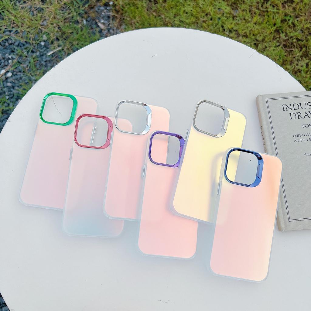 Applicable To Apple 16 Mobile Phone Case Chameleon Anti-fall IPhone 15 Promax Protective Case Laser 14 Simple