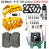 DCB609 15*21700 Lithium Battery Storage Box Case PCBA For DeWalt 20V 60V Battery Charging Protection Circuit Board Shell Housing