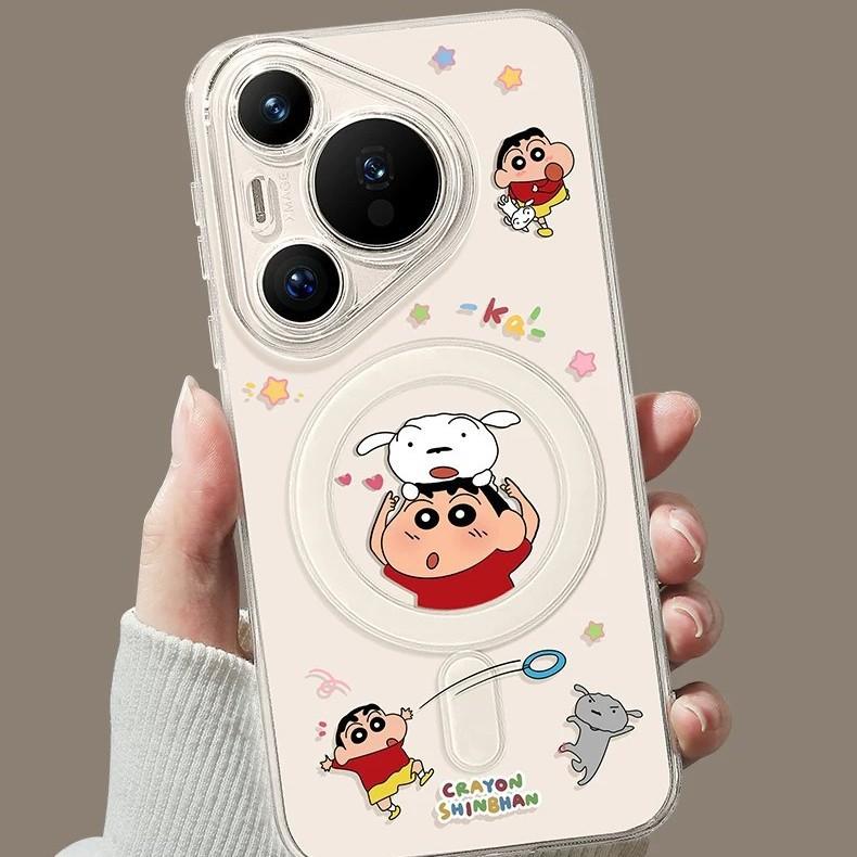 Cute Little New Magnetic Mobile Phone Case Is Suitable for Huawei Pura80ultra Cartoon 70pro Cute 80pro + New