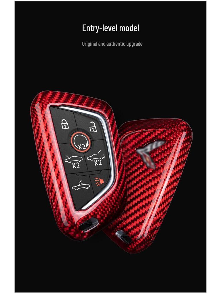 Real Carbon Fiber Corvette C8/C7 Key Case Protective Shell by T-carbon