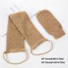 Natural Jute Exfoliating Gloves Deep Cleanse Bath Towel Bath Massage Gloves  Spa Treatment