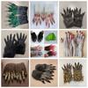Latex Bestienklauen Gruselige Cosplay-Fäustlinge Party-Requisiten Halloween-Handschuhe Fotografie
