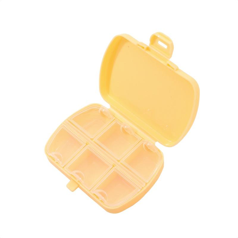 Mini Dispensing Environmental Protection Moisture-Proof Travel Independent Pill Portable Multi-cell Pill Box Packing Storage