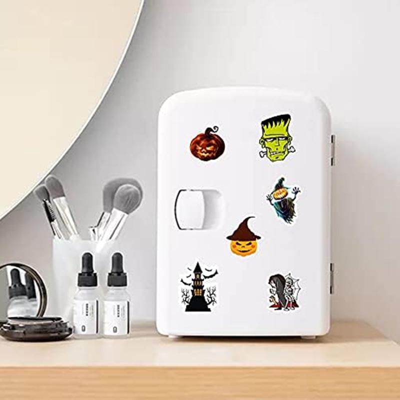 50pcs Non-Repeating Halloween Pumpkin Theme Stickers Vinyl Waterproof Holiday Sticker Halloween Goodie Bag Stuffers Kids Youth Adult Party Favors Gift