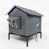 Winter Warmes Katzennest Outdoor Katzenschutzhaus Isoliertes Streunerkatzenhaus Boden Thermoisolierung Haustier Kätzchen Nest Höhle Katzenzelt