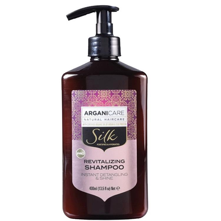 Silk Protein Enriched Shampoo by Arganicare – 400ml Premium Hair Care Solution