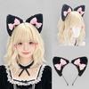 Themed Party Ear Headband with Soft Plush Texture, Ribbon Detail and Hanging Charm for Costume Styling and Photos