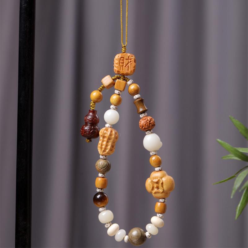 Dobaozhu DIY Handgefertigte Perlenstränge: Vielseitige Stile für Männer & Frauen, Literarisches Spiel, Gebet oder Dekorative Ornamente