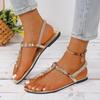 Fashion 2025 Summer New Outfit T-shaped Diamond Sandals Women's Flat Toe Sandals Pearl PVC Sandals Comfortable and Versatile