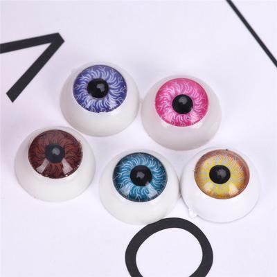 5 Pair Plastic Half Round For Halloween Mask Doll Eyes Fake Mask Eyeballs Gifts